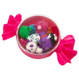 Tinc Sweetie Pink Tub Erasers - Pack Of 10
