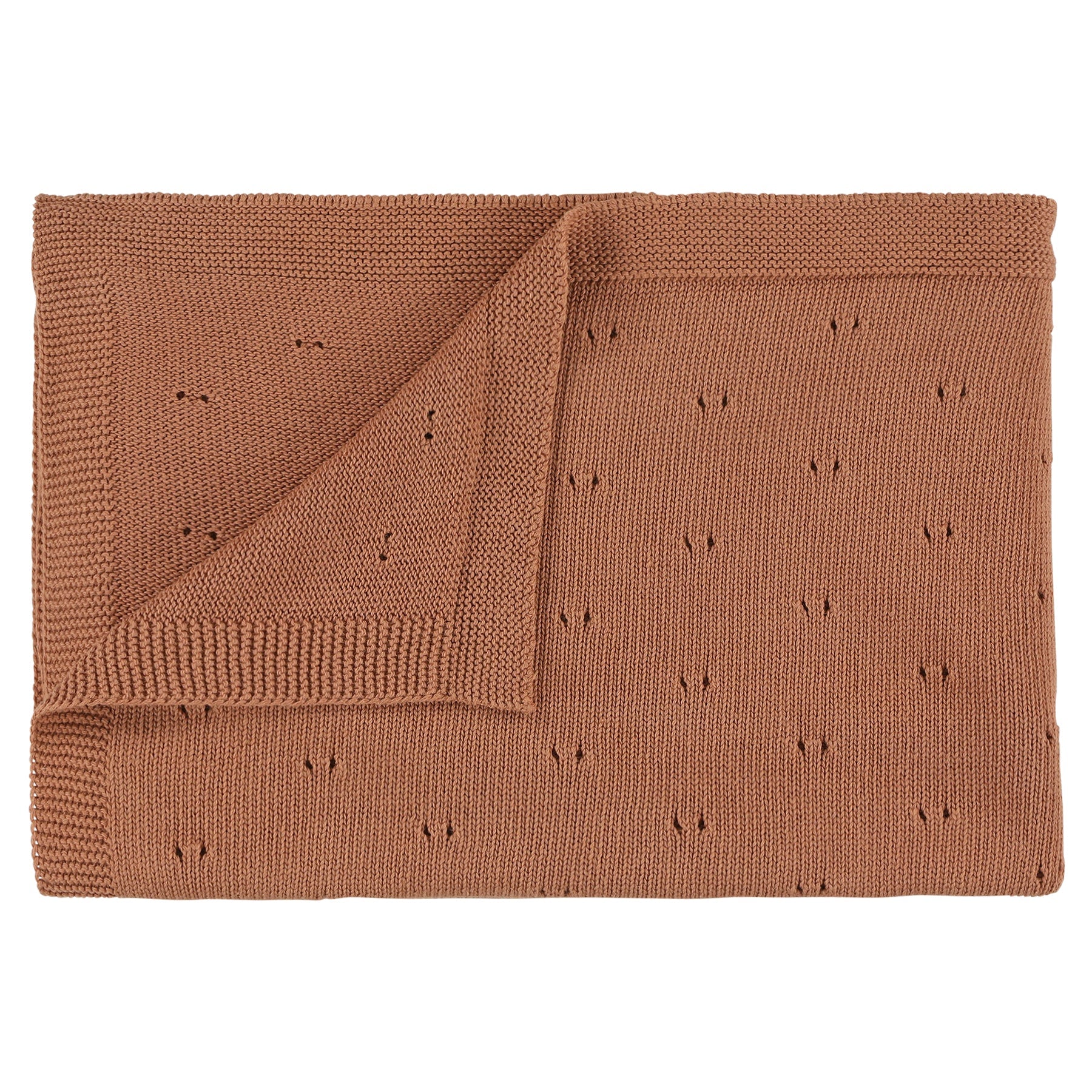 Trixie Knitted Blanket - Canyon - Laadlee