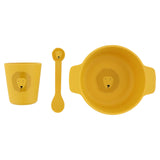 Trixie Silicone First Meal Set (Bowl, Spoon & Cup) - Mr. Lion