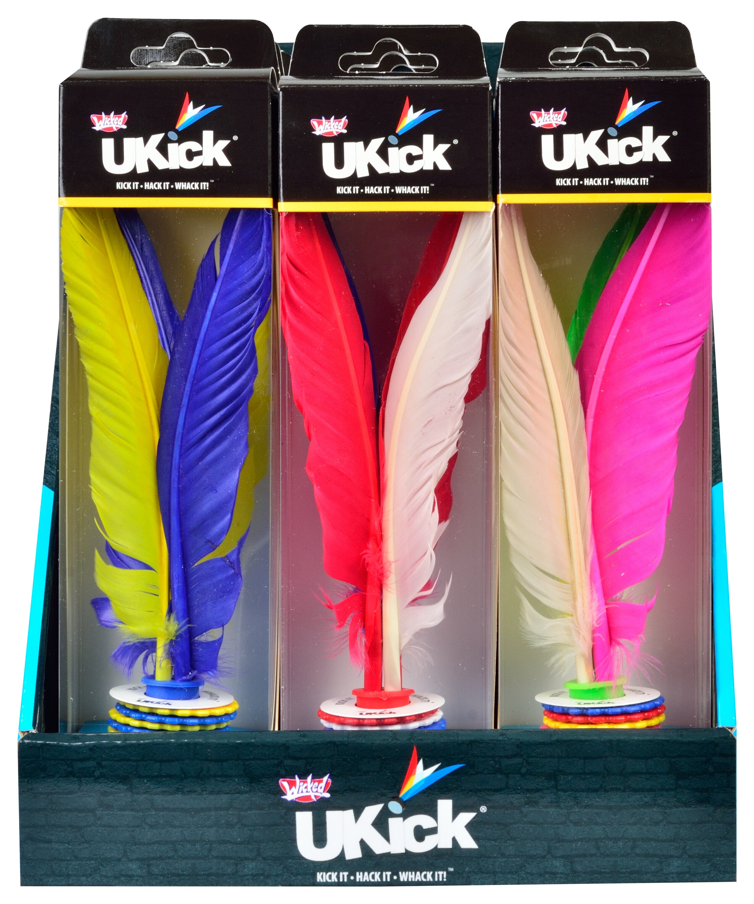 wicked-ukick-trainer-feather-shuttlecock-1pc-color-may-vary-1