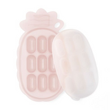 Haakaa Silicone Pineapple Nibble Tray - Blush