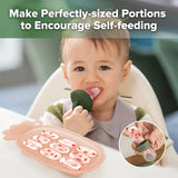 Haakaa Silicone Pineapple Nibble Tray - Blush