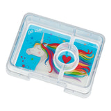 Yumbox 3 Compartments Snack Box - Lavande Purple Unicorn