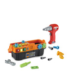 VTech Drill & Learn Electronic Toolbox Toy With Interactive Drill, Tools, Lights & Music