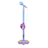 Disney Frozen AUX Star Karaoke Mic Stand With RGB Lights - Blue