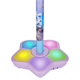 Disney Frozen AUX Star Karaoke Mic Stand With RGB Lights - Blue