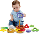 VTech Baby Build-A-Burger Stacking & Sorting Toy With 6 Food Pcs