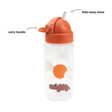 Done By Deer Straw Bottle Happy Clouds 350ml - Papaya
