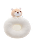 Tiny Hug Newborn Baby Breathable Flat Round Pillow - Ivory