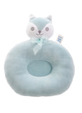 Tiny Hug Newborn Baby Breathable Flat Round Pillow - Blue