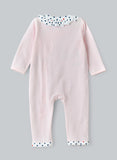 Tiny Hug Baby Girls Cotton Knit Sleepsuit - Pink