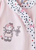 Tiny Hug Baby Girls Cotton Knit Sleepsuit - Pink