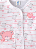 Tiny Hug Baby Girls' Teddy Bear Print 2-Piece Pajama Set