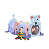 Megastar Funky Tunnel Cat – Four Section Climb, Colorful Crawl & Play Adventure