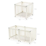 Megastar Baby Portable Playpen with Wheels - White