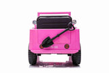 Megastar 2 V Rideon Army Classic Jeep 12V With 2 Seats And Parental Remote Control - Pink