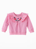 Jelliene Snuggle Worthy Knitted Sweatshirt for Baby Girls
