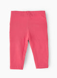 Jelliene Baby Girls Cotton Knit Leggings - Pink