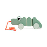 Done By Deer Pull Along Wiggle Toy Croco - Green
