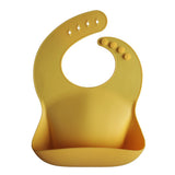 Mushie Silicone Bib Mineral Yellow - Laadlee