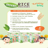 Yummy Bites Organic Rice Cracker Original - 50gm