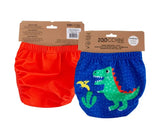 Zoocchini Reusable Swim Diaper Set - Devin the Dinosaur