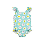 Zoocchini Ruffled Swimsuit - Daisy