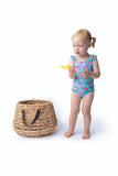 Zoocchini Baby Ruffled Swimsuit - Flamingo