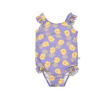 Zoocchini Ruffled Swimsuit - Pineapple