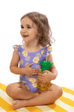 Zoocchini Ruffled Swimsuit - Pineapple