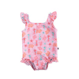Zoocchini Baby Ruffled Swimsuit - Seahorse