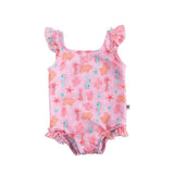 Zoocchini Baby Swimsuit and Hat Set - Seahorse