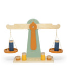 Trixie Wooden Scale With 6 Weights - Laadlee