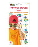 Avenir Tattoo Sticker - Robot - 50pc - Laadlee