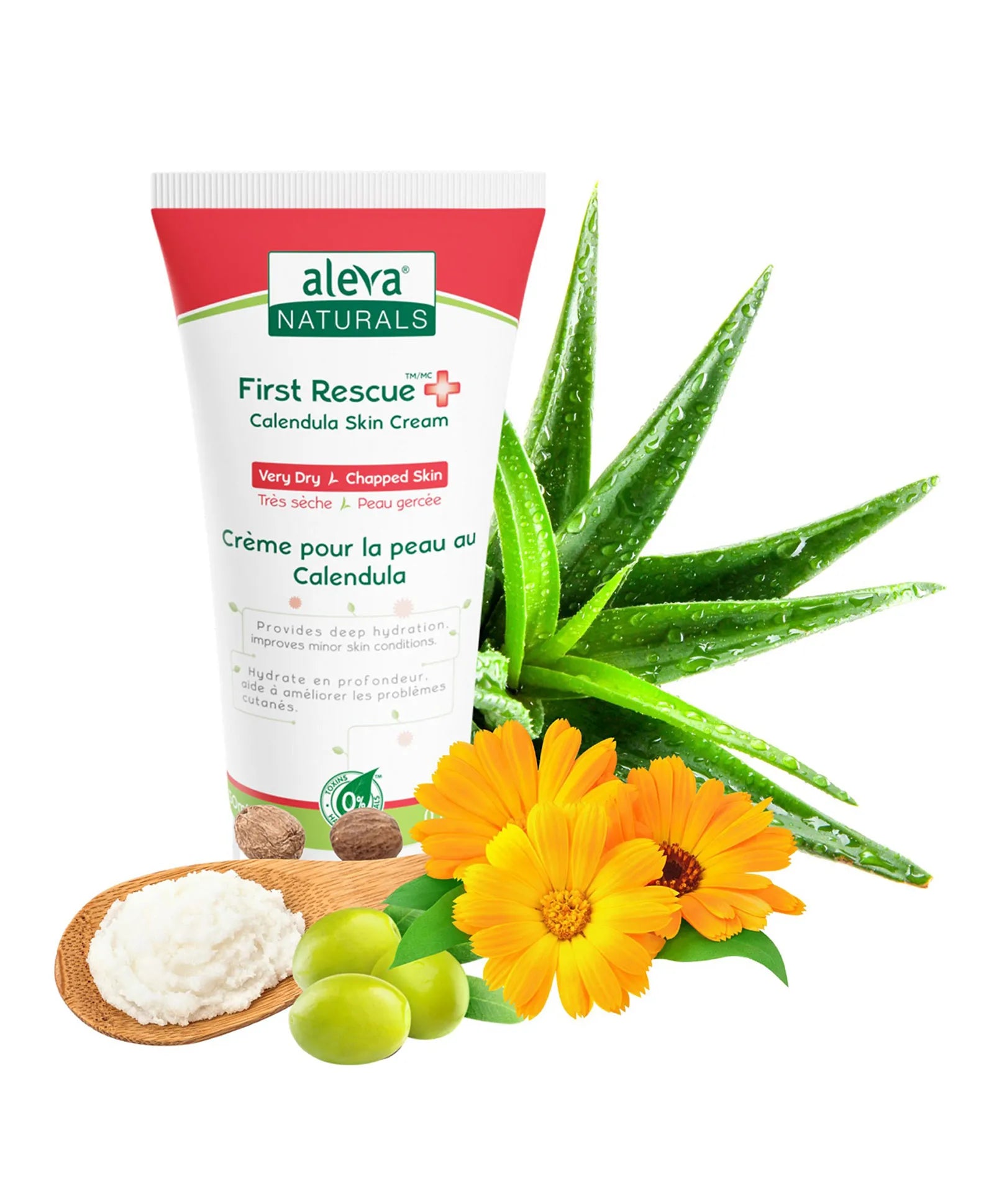 Aleva Naturals First Rescue Calendula + Skin Cream - 50ml - Laadlee