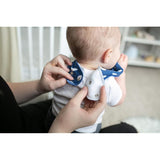 Dr. Brown's Bandana Bib with Teether - Dinosaurs/Blue Drops - Pack of 2 - Laadlee