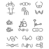 Power Joy Fidget Toy Metal Wire Puzzle Assorted 1pc