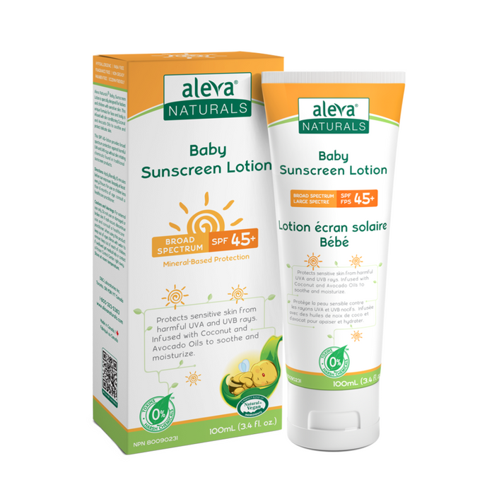 Aleva Naturals Baby Sunscreen Lotion - 100ml - Laadlee