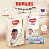Huggies Extra Care - Size 4, 8 -14kg, Super Mega Pack - 204pcs