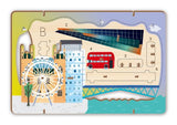 Avenir Let’s Travel Together 3D Cityscape Puzzle – London Wooden DIY Model Kit