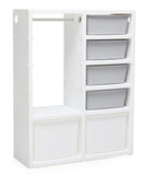 Ifam Mypick Modular Single Organizer 5-Level Hanger - Grey & White