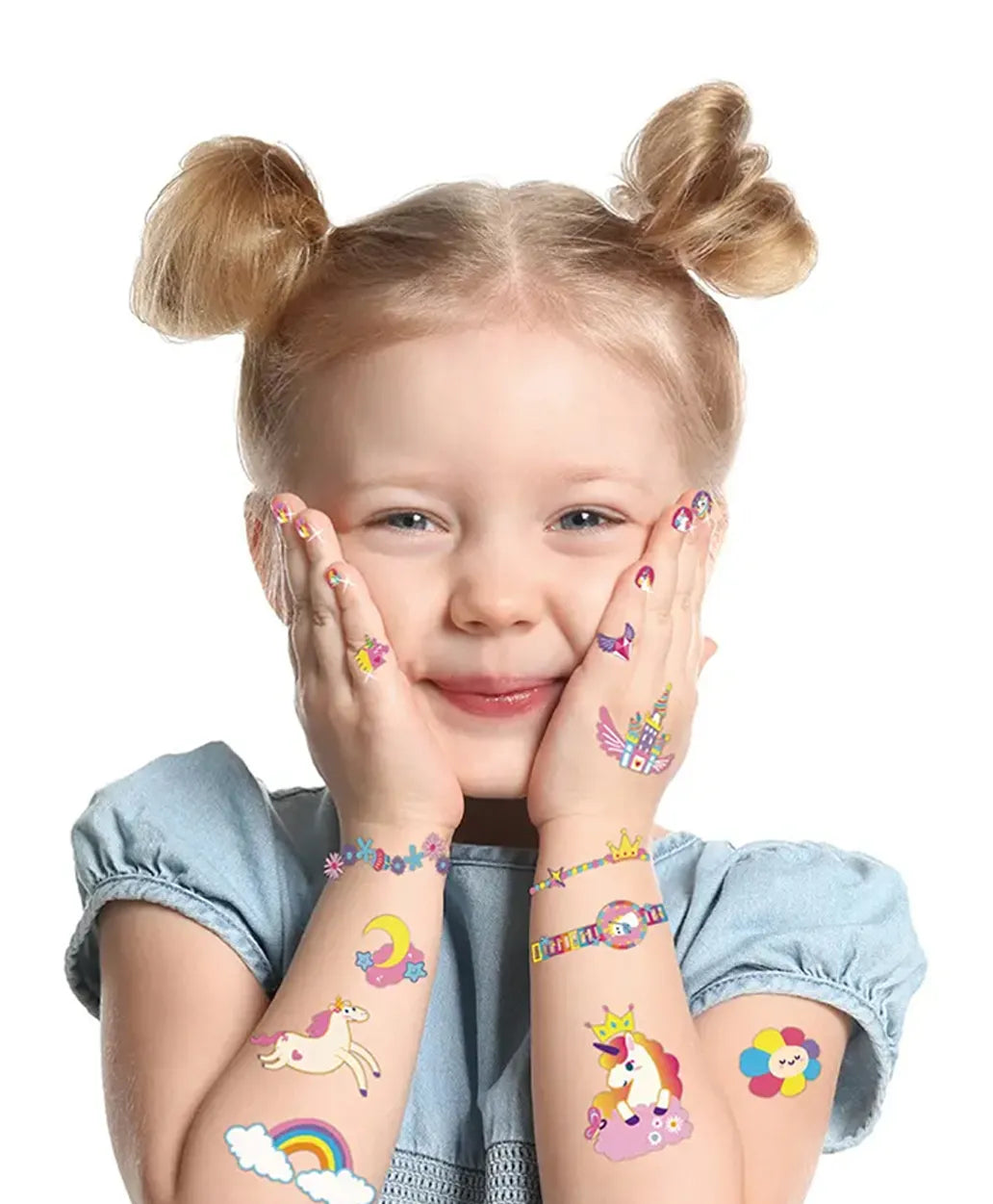 Avenir Nail Stickers and Tattoos Kit - Unicorn - Laadlee