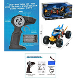 Crazon 2.4G 1:10 Rc Shark With Smoking Function - Blue - Laadlee