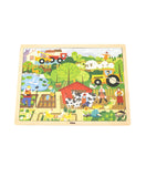 Viga Wooden 48 Pcs Puzzle - Farm