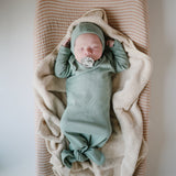 Mushie Hooded Towel Fog - Laadlee