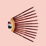 Nataraj 621 Pencil HB With Sharpener 12 Pcs/Pack