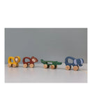 Trixie Wooden Pull Along Toy - Mrs. Elephant - Laadlee