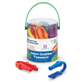 Learning Resources Gator Grabber Tweezers (Set Of 12)