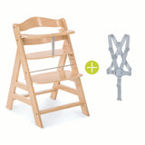 Hauck Alpha+ Wooden Adjustable High Chairs - Natural