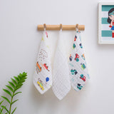 Anvi Baby Muslin Face & Burp Cloth Set of 3 - Automobiles